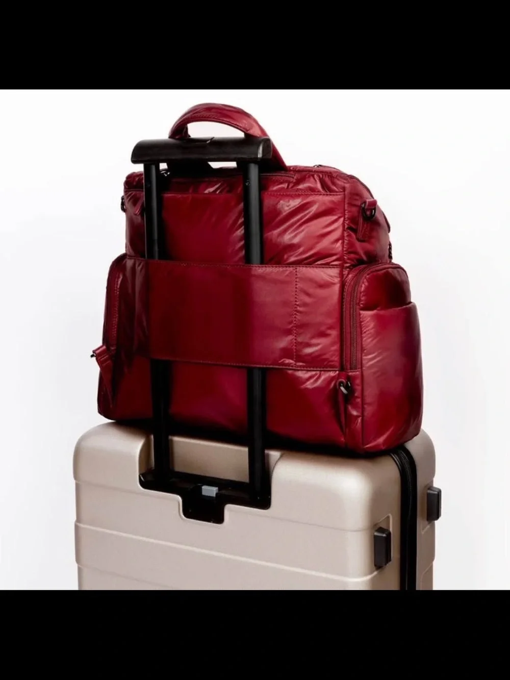 Caraa large baby bag- red like new